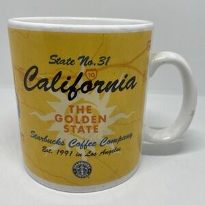 Starbucks 20 oz Coffee Mug "State No. 31 - California - THE GOLDEN STATE" (1999)